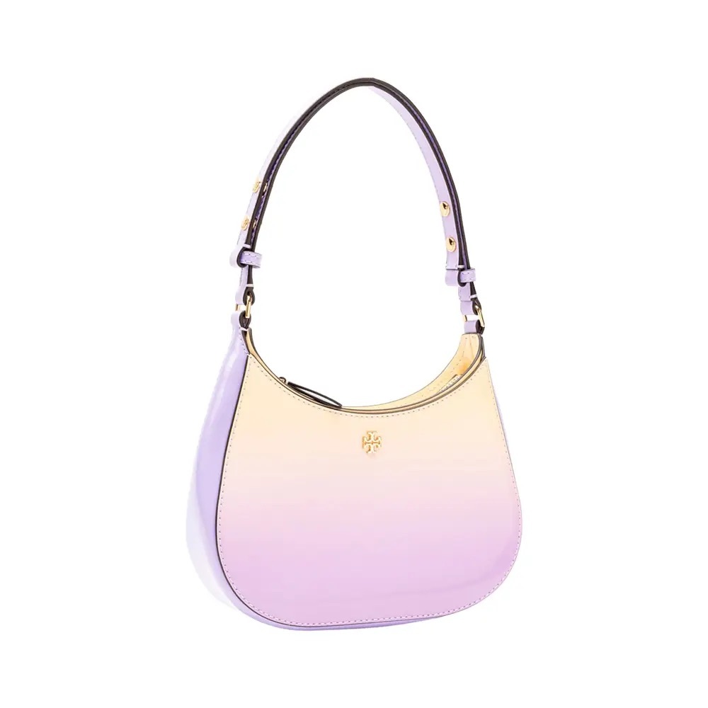 TORY BURCH Emerson Dip Dye Shoulder Bag in Sweet Corn / Lavender